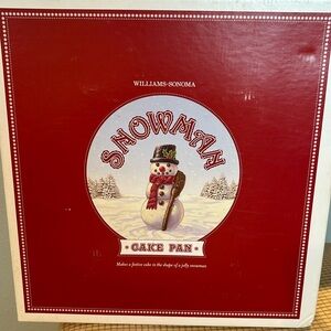 Williams Sonoma Snowman Cake Pan
